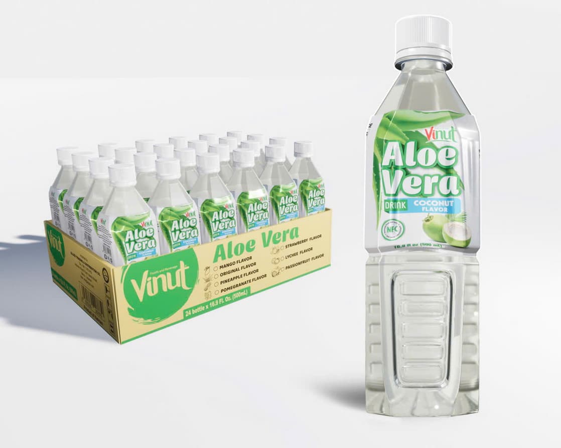 VINUT Minuman Lidah Buaya Rasa Kelapa 500ml