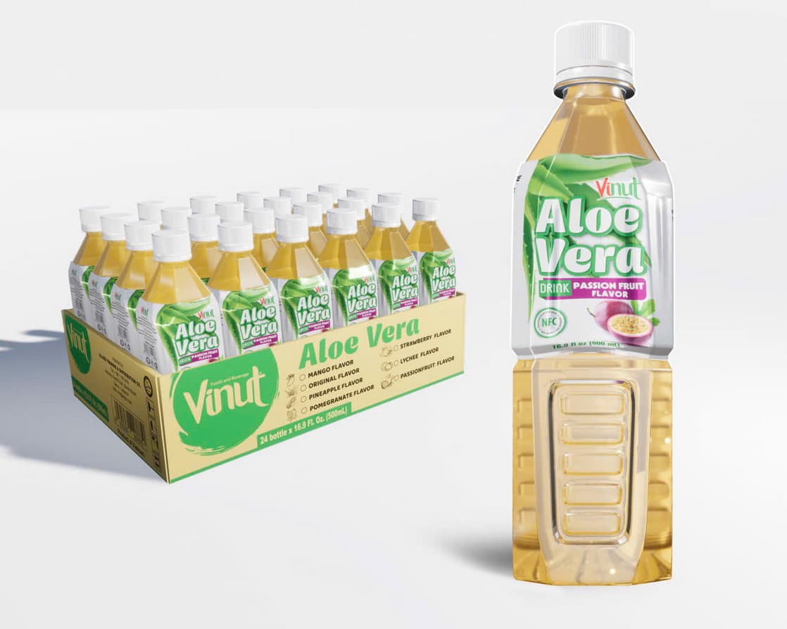VINUT Minuman Lidah Buaya Rasa Markisa 500ml