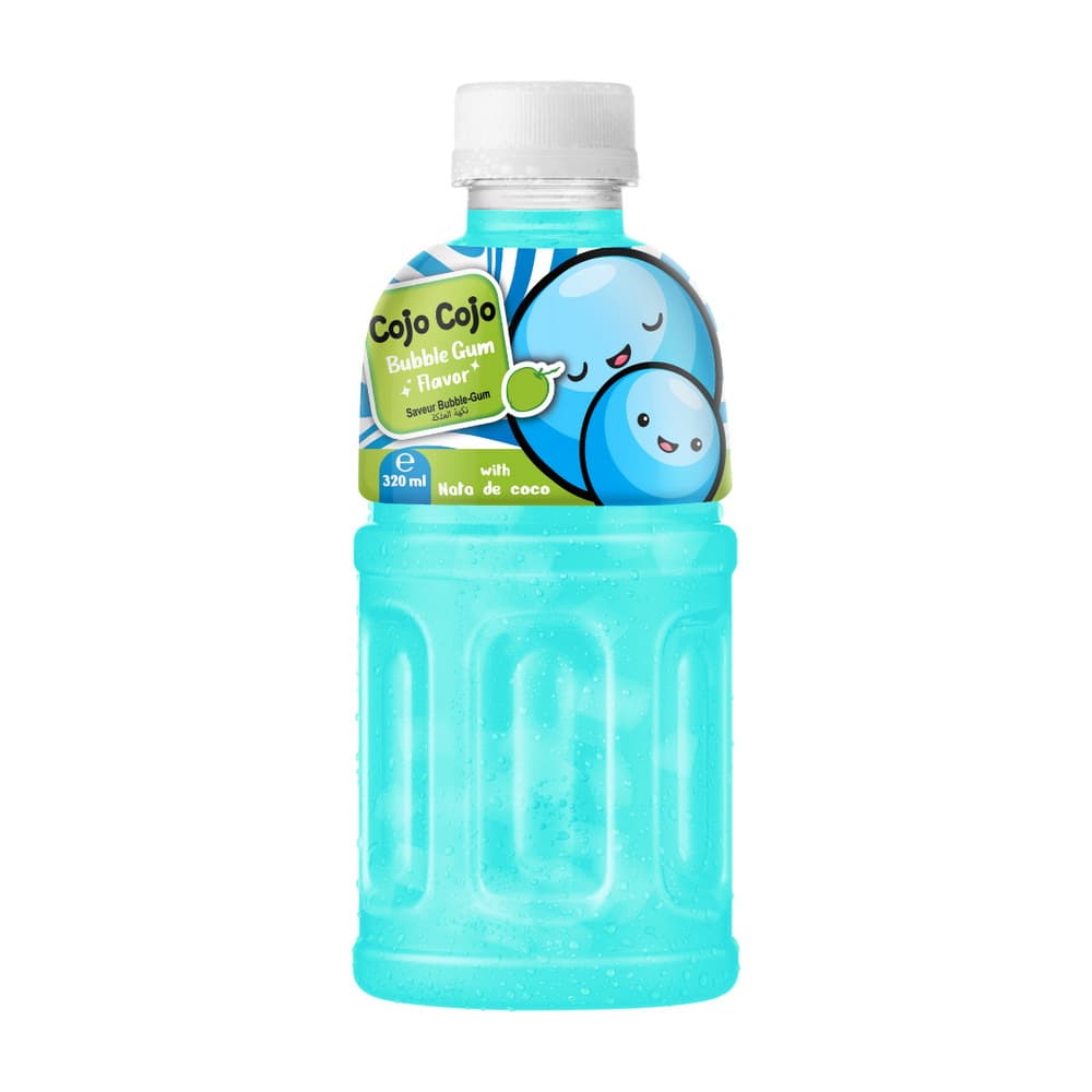 VINUT Minuman Rasa Permen Karet dengan Nata De Coco, Botol PET, (320 mL)