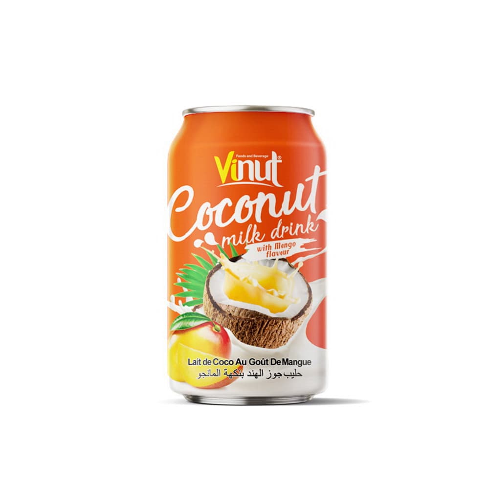 VINUT Minuman Susu Kelapa Rasa Mangga Kaleng (330 mL)
